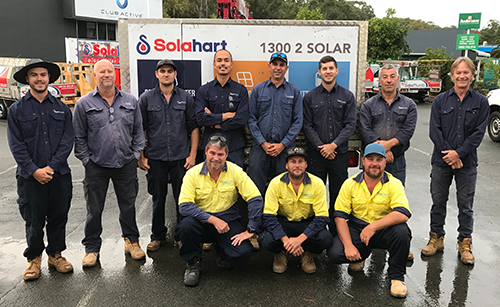 Solahart Gold Coast team