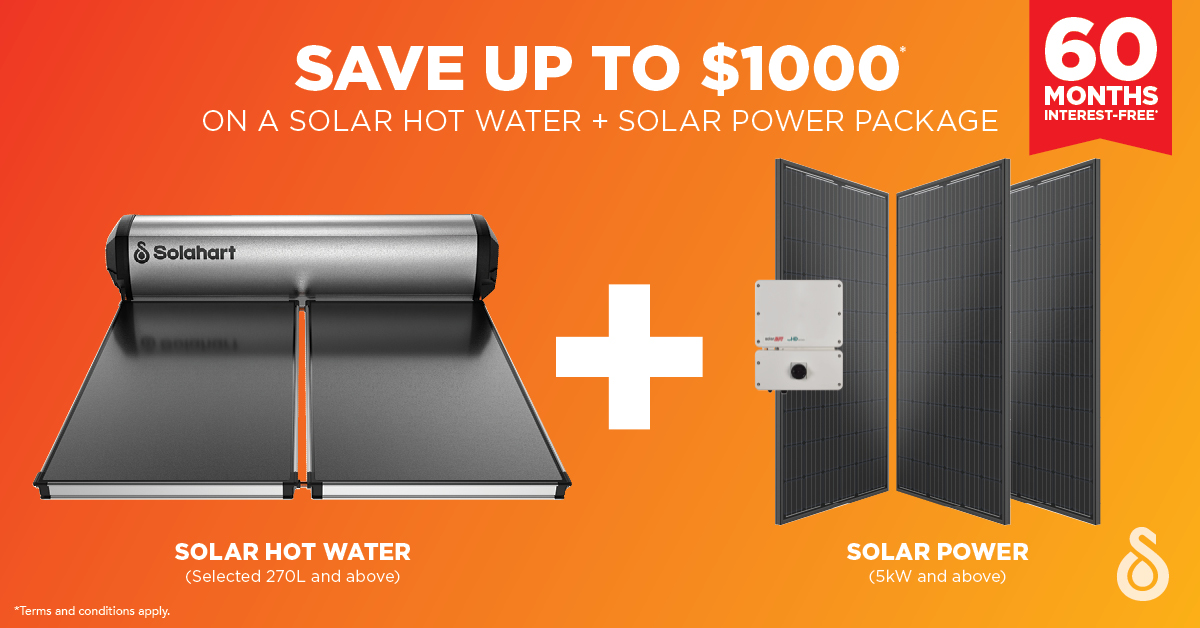 Save $1000 solar combo