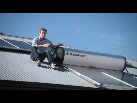 Solar Hot Water Heater Installation