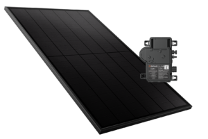 Sillouette enphase panel microinverter