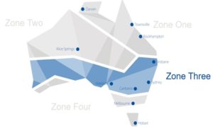 australia zones